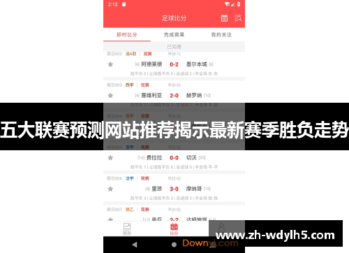 五大联赛预测网站推荐揭示最新赛季胜负走势